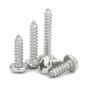 GB845 Carbon Steel Medium Duty Self Tapping Screw with Phosphated Finish and