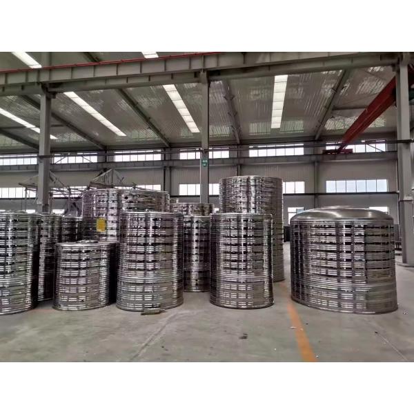 Buy Circular Stainless Steel 304 Insulated Water Storage Tank For Household Water Storage at wholesale prices