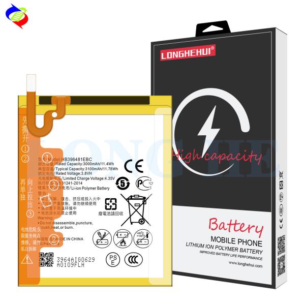Buy 3100mAh Li-ion Battery HB396481EBC Compatible with Huawei Honor 5X G7 Plus G8X G8 GR5 at wholesale prices