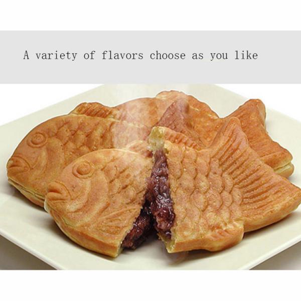 Stainless Steel Taiyaki Making Machine for Snack Equipment and 128x8x78mm Fish Size
