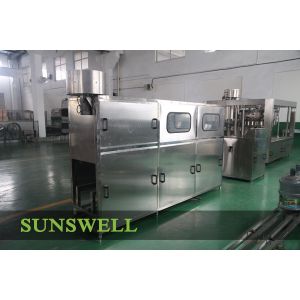 Stainless Steel 5 Gallon Water Filling Machine , Automatic 2400BPH Capping