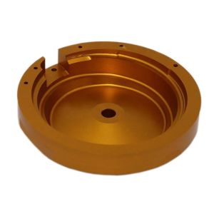 Dark Yellow Anodized Aluminum 6061 CNC Turning Parts