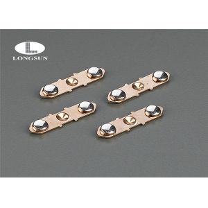 Contact Component Stamping Parts / Brass Electrical Spring Contacts For