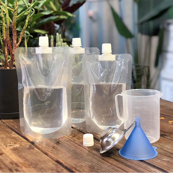 Customizable Supermarket Spout Stand Up Pouches with Heat Sealable PA/NY