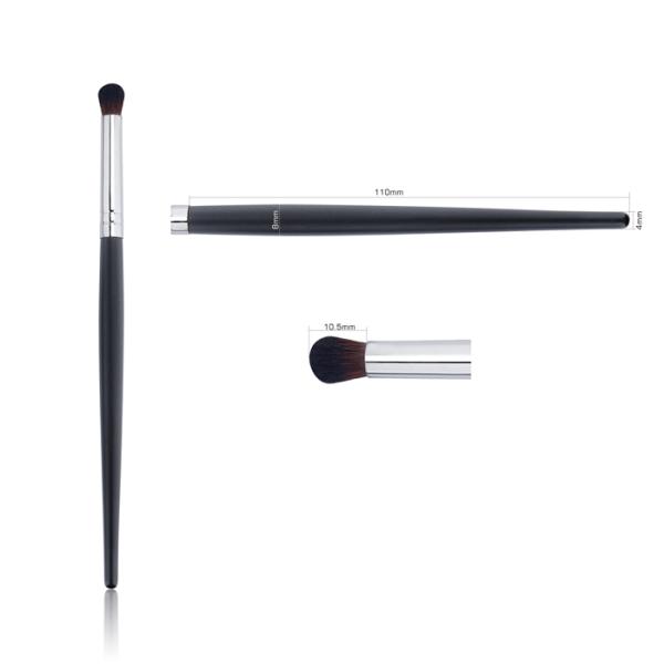 Matte Black Handle Concealer Brush Set 150mm-170mm Eye Blending Brush Set