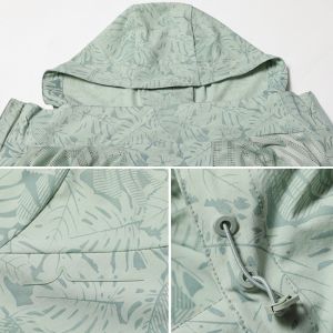 Oem Factory Manufacturer Custom Logo Lightweight Printed Outwear Hooded