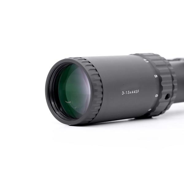 FMC HD 3-15x44 Long Distance Shooting Scopes Illuminated Reticle Sight 81.2ft-16.2ft