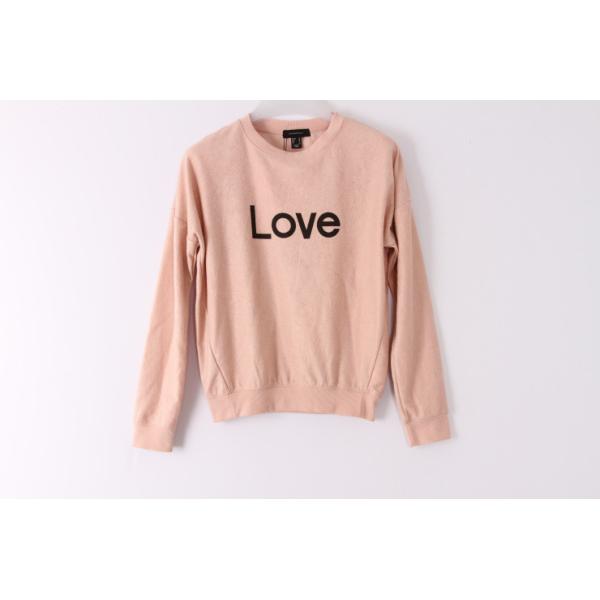 Buy Printing Pink Pullover Sweatshirts Crew Neck Womens French Terry Sweatshirt at wholesale prices