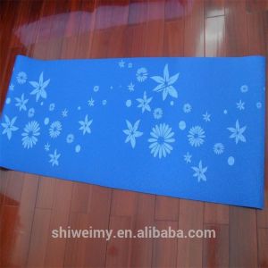 Eco-friendly pvc logo printed yoga mat crossfit mat