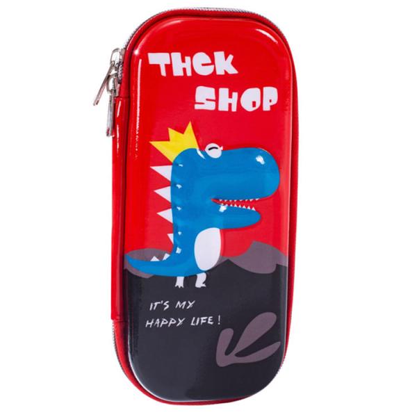 Cute Student Cartoon Stationery Box EVA Custom Logo 3D Anti Drop Pencil Case for Kids