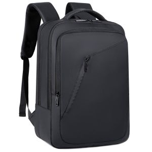 Black BSCI Business Laptop Backpack Fashion Computer Backpack Water Resistant