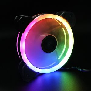RGB electrical Cooling Fans for PC computer case with RGB LED lights CPU Cooler
