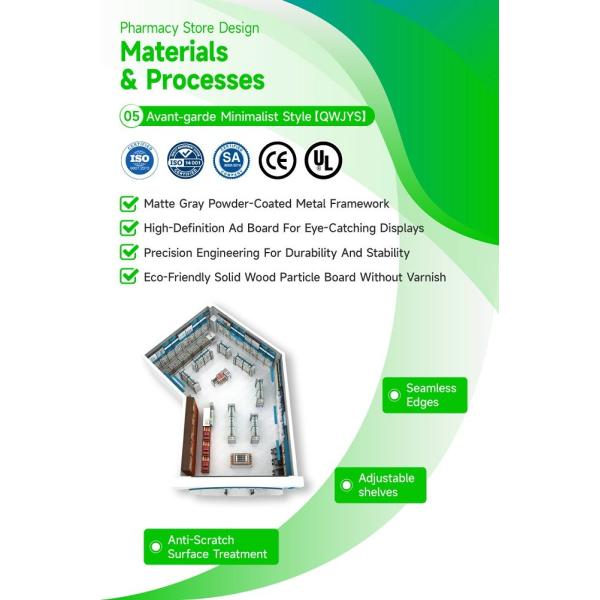 05-QWJYS Pharmacy Store Design With Avant-garde minimalist style