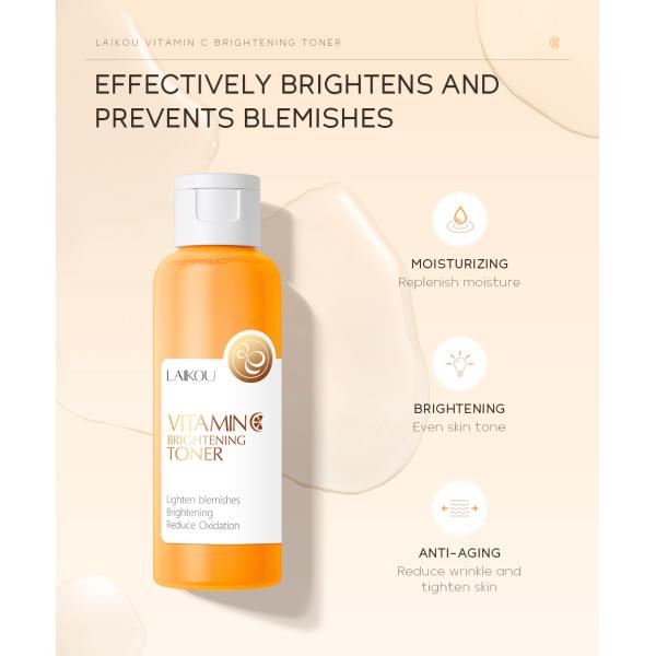 Moisturizing Face Toner Hydrating Whitening Brightening Facial Skin Care Vitamin C Toner