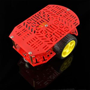 4WD Plastic Transparent Wheel Smart Car Chassis Kit For Mecanum