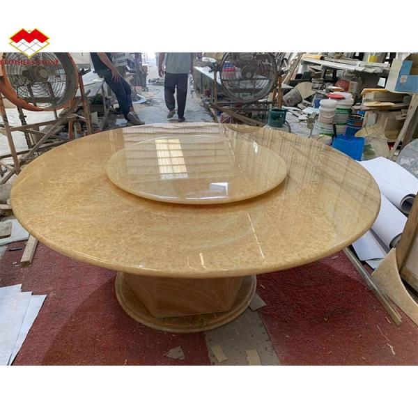 Thickness Tolerance /- 1mm Antique Book Match Yellow Onyx Marble for Lavabo Component