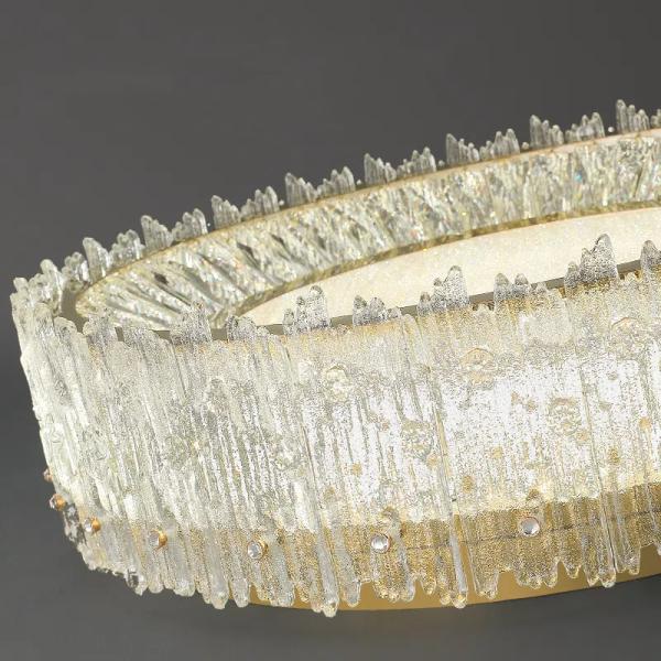 JYLIGHTING Modern Decoration Villa Home Dining Room Hotel Club Rustic Lighting K9 Crystal Luxury Ac Powered LED Ceiling Light