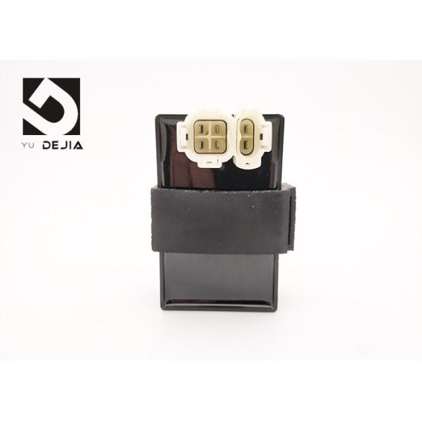 White Round Plug Motorcycle Cdi Unit , 6 Pin Cdi Ignition Box For Loncin Zongshen CB200