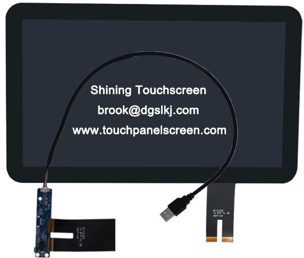 Industrial LCD Touch Panel Capacitive 6H Surface Hardness High Stability 15.6''