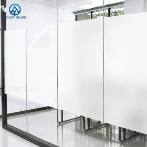 Tempered Smart PDLC Film Switchable Privacy Glas Energized Atomized