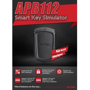AUTEL APB112 Auto Key Programming Tool Simulator APB112 For Toyota H/46/4D Data