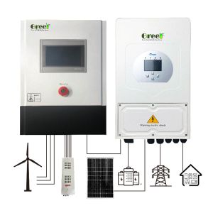 Pure Sine Wave Hybrid Solar System with 98% Efficiency and 230vac Rated Output