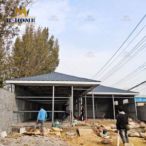 Insulated Sandwich Panel Prefab Light Steel Frame Office House