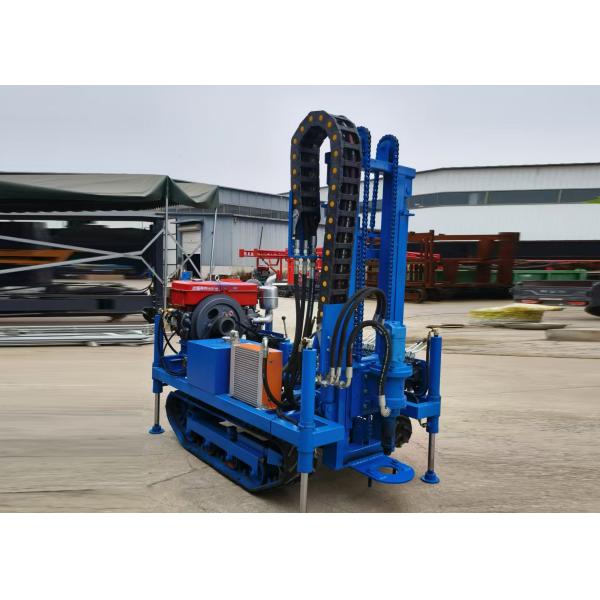 50mm-100mm Diameter Crawler Mounted Water Drilling Rig Powered By Diesel Engine