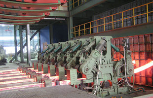 Round Steel Continuous Casting Equipment CCM Machine 1 / 2 / 3 Strands Water