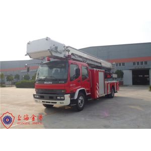 New Generation Six Seats 30m Working Height Aerial Ladder Fire Trucks 2 Axles