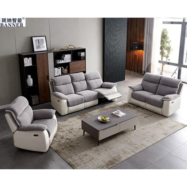 Buy BN Electric Reclining Leather Sofa Living Room Single Double Three Seats Combination Function Chiar Sofa Recliner at wholesale prices