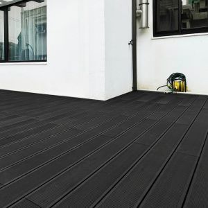 Outdoor Wood Plastic Composite Panel Boards Fireproof UV Resistant