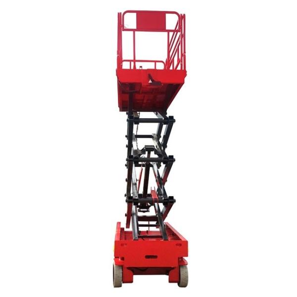 8m Hydraulic Mobile Lifting Work Platform Self Propelled Scissor Lift For Decoration
