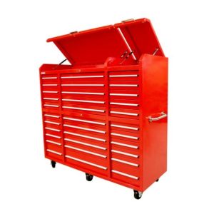 Garage Workshop Tool Cabinet Heavy Duty Metal Chest of Drawers with Aluminum