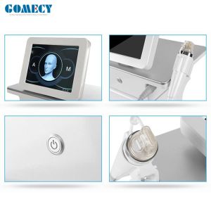 Portable Micro Needle Fractional RF System Hot Cold Hammer Facial Treatment