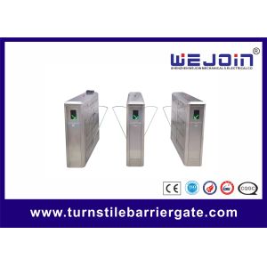 high class comercial Pedestrian Retractable Optical Flap Barrier, manufacture of