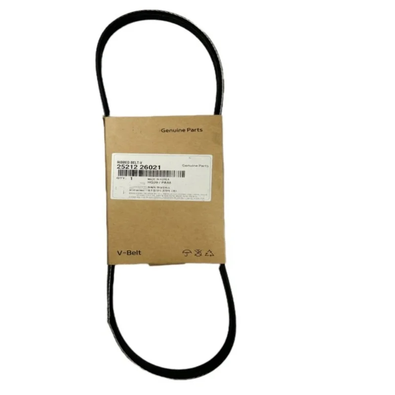 Genuine New Micro Ribbed V Belt 2521226021 25212-26021 HYUNDAI Alternator Belt Replacement