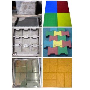 Outdoor Playground Rubber Vulcanizing Equipment 1100*1100mm 12kW