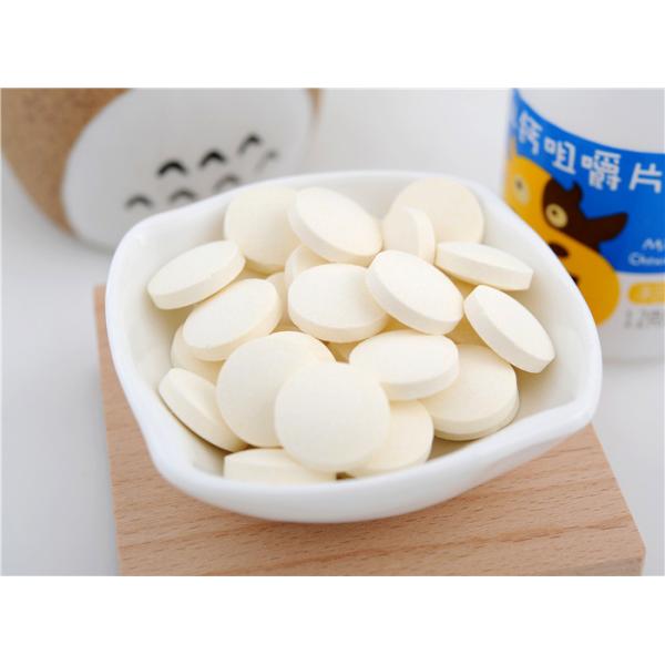 Original Taste Chewable Calcium Tablets / children's calcium supplement Round shape