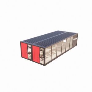 40ft Prefab Shipping Container Bar with 50/75/100mm Wave Sandwich Panel Walls