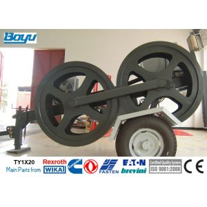 20KN Passive Laying Tensioner Tension Stringing Equipment Without Engine Wheel