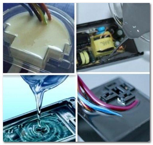 Buy 2.8W/M-K Grey Silicone Thermal Conductive Glue TIS680-28A/B Two Component 85 Shore D For LED Lighting -40℃ To +200℃ at wholesale prices