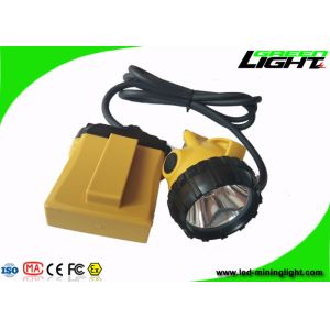 25000lux High Power Rechargeable Led Headlight 10.4Ah With Low Power Warning