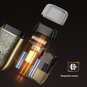 Professional Men's Electric Shaver with 500mAh Battery Stainless Steel Blades