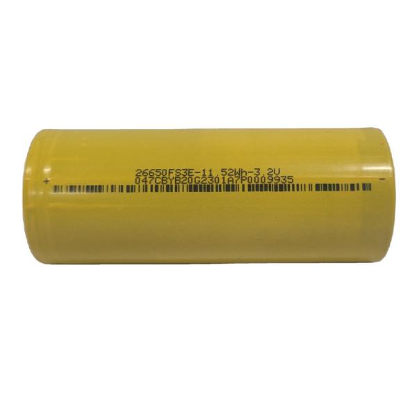 11.52Wh 3600mAh LiFePO4 Battery Cells Rechargeable For Flashlight