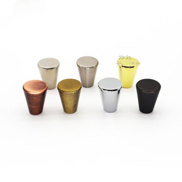 Gold Wardrobe Cabinet Drawer Door Handles Furniture Tapered Zinc Alloy Drawer Handles