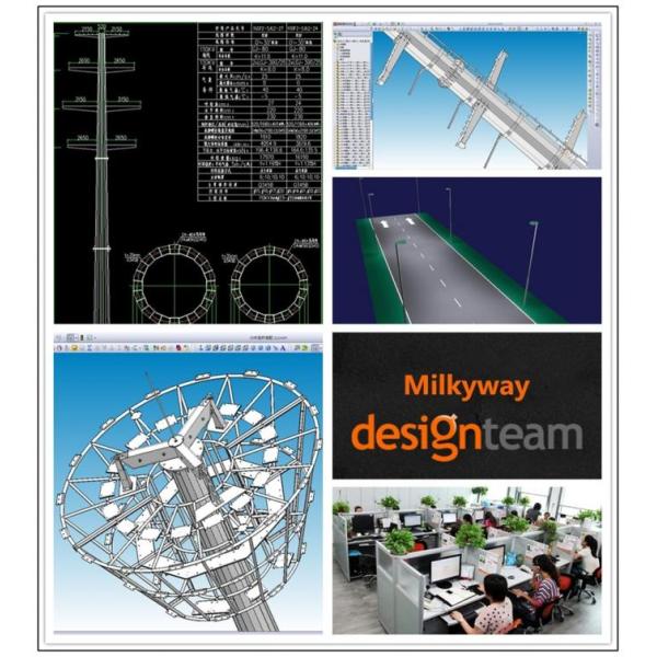 Jiangsu milky way steel poles co.,ltd factory production line 1