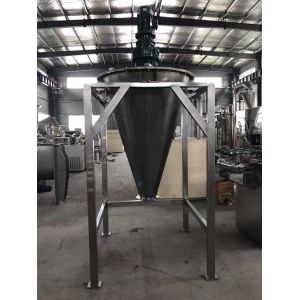 Conical Screw Double Cone Blender Mixer , Spiral Ribbon Mixer
