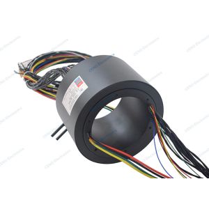 Heavy Equipment Low Temperature Slip Ring with Through Hole and Aluminum Alloy Housing