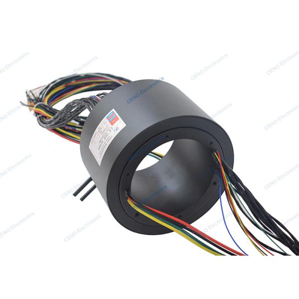 Buy Heavy Equipment Low Temperature Slip Ring with Through Hole and Aluminum Alloy Housing at wholesale prices